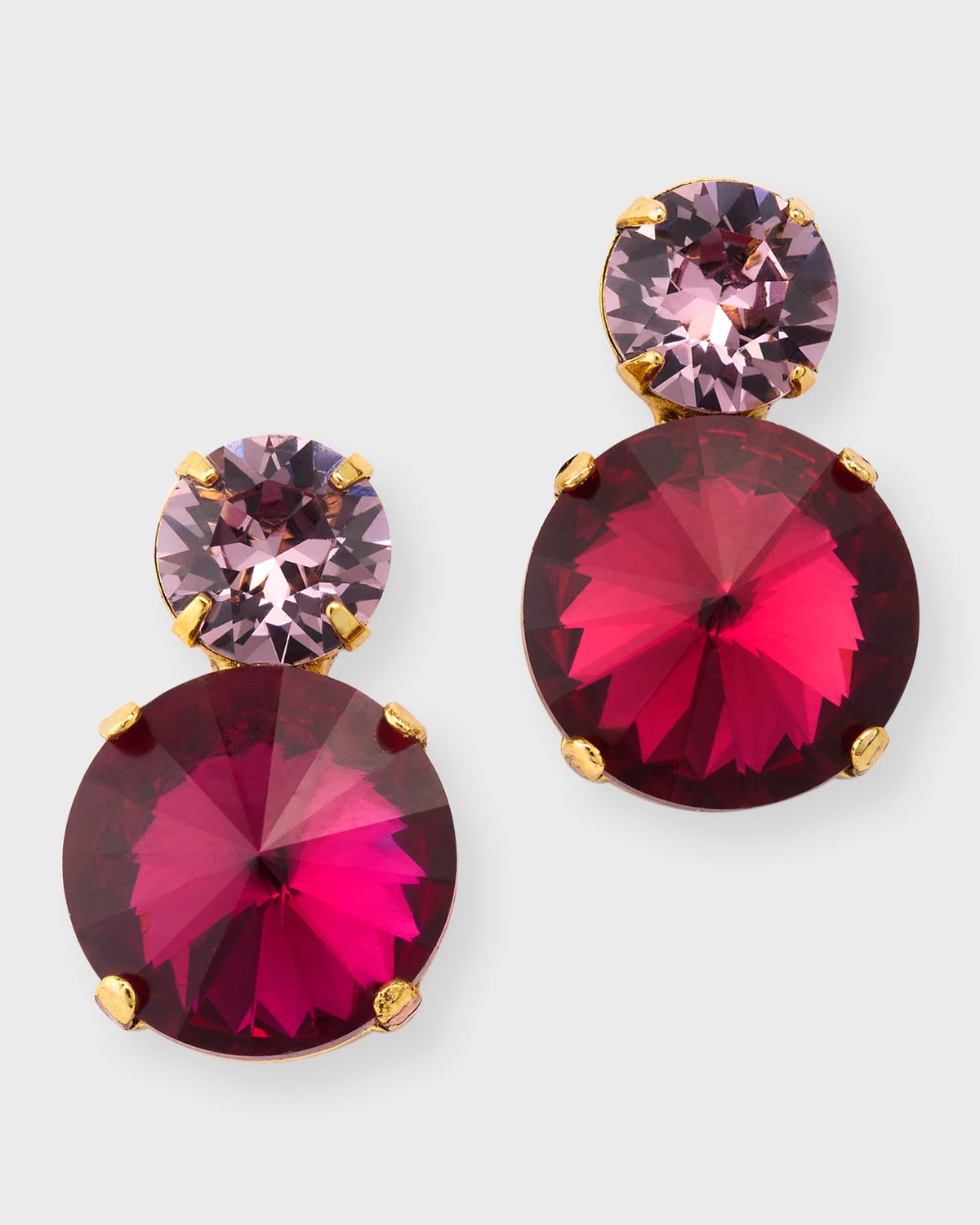 Jennifer Behr Myrla Earrings In Fuschia