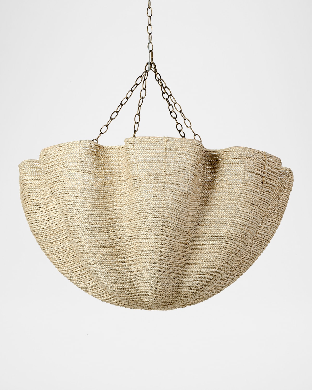 Palecek Isla 37" Chandelier In Medium Brown