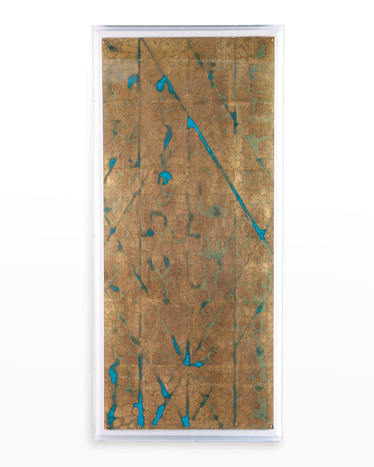 Port 68 Transect Gold Wall Art In Multi