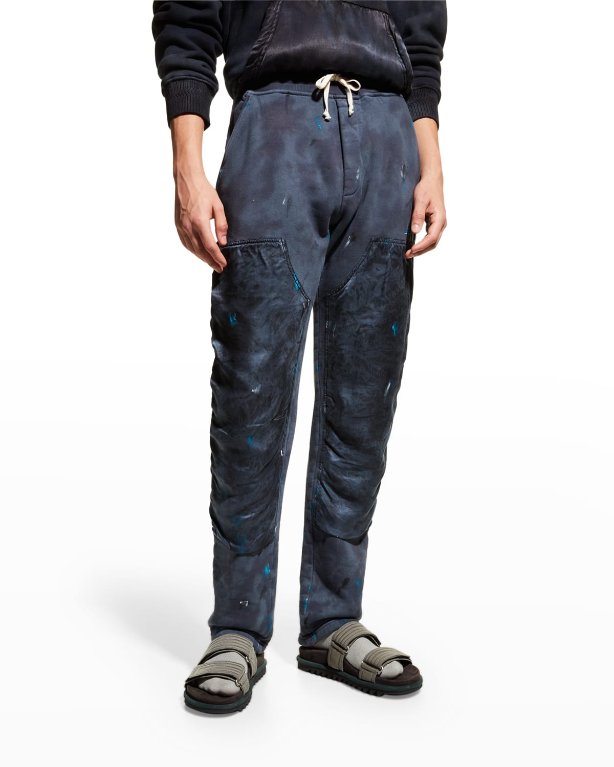 Lost Daze Men's Paint-Splatter Sweatpants