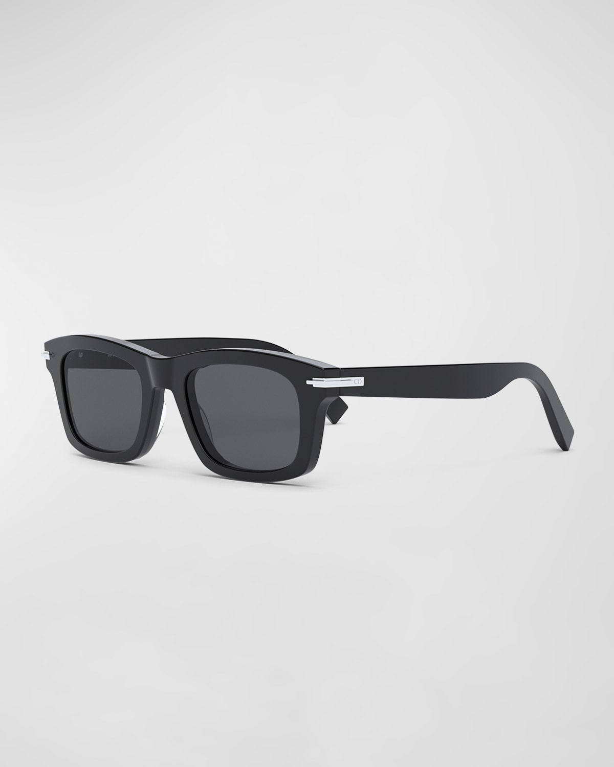 Shop Dior Blacksuit S7i Sunglasses In Shiny Black /