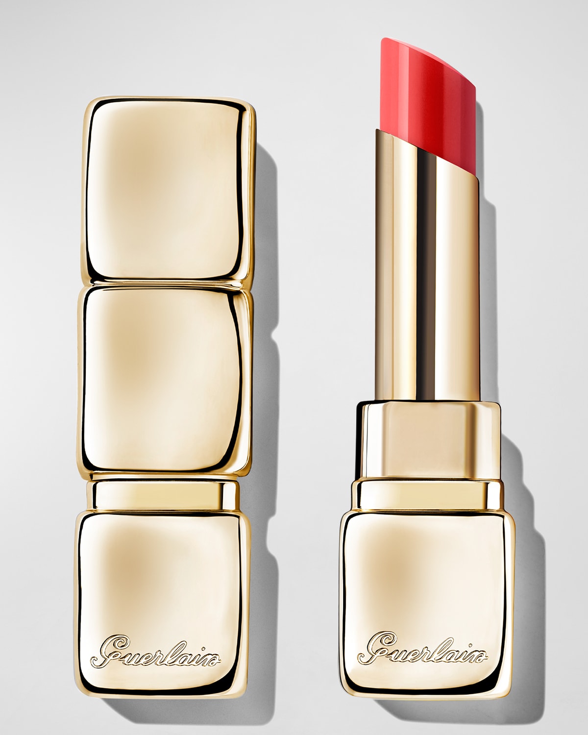 Shop Guerlain Kisskiss Bee Glow Lipstick Balm In 775 Poppy Glow