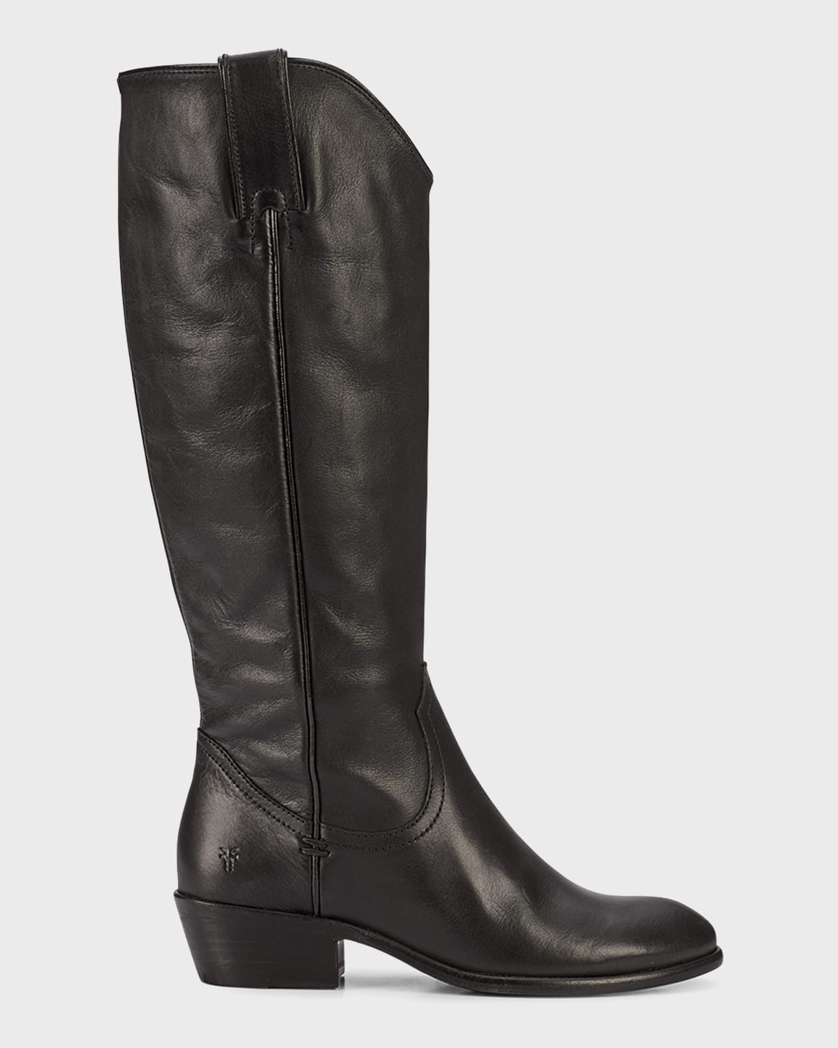 Frye Carson Pull-on Leather Boots In Black