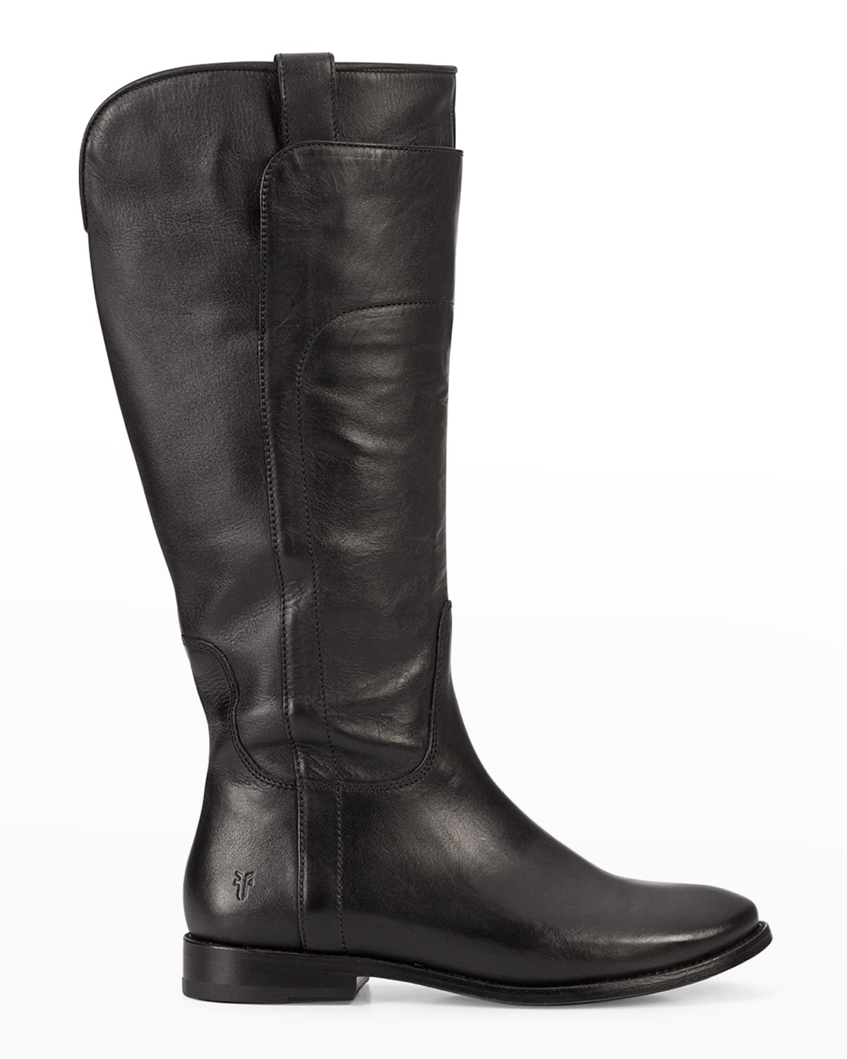 Shop Frye Paige Leather Tall Riding Boots In Black