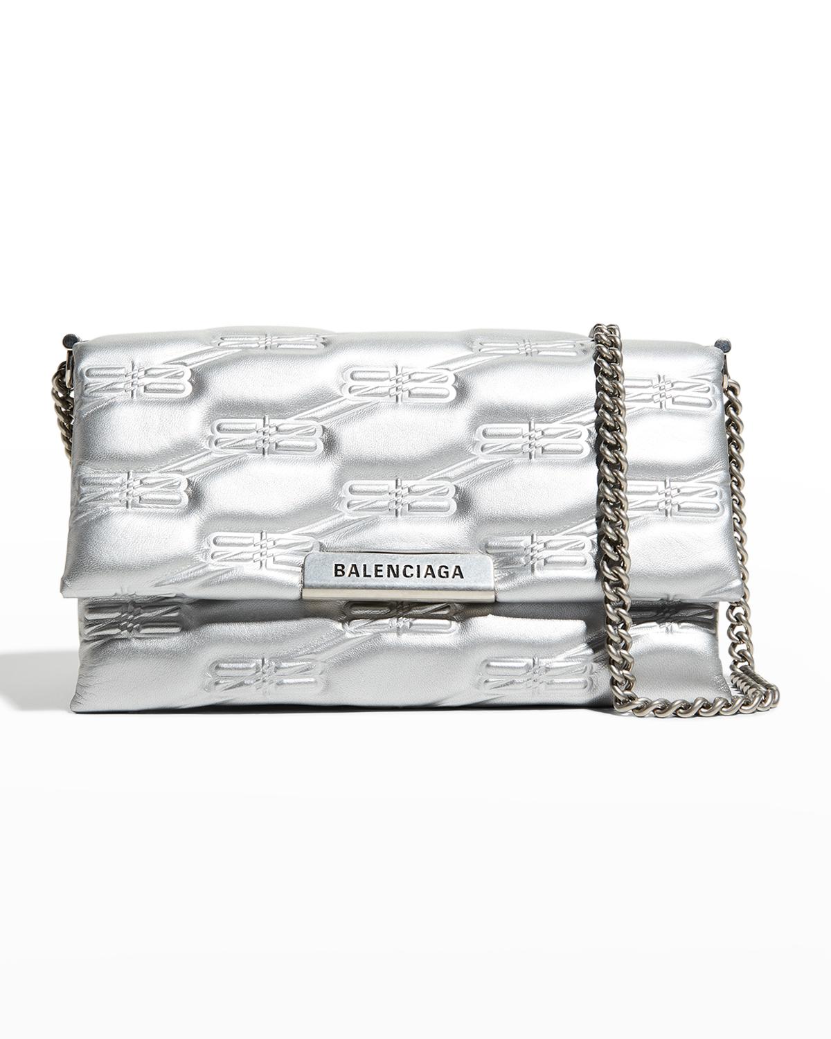 balenciaga small triplet chain strap shoulder bag