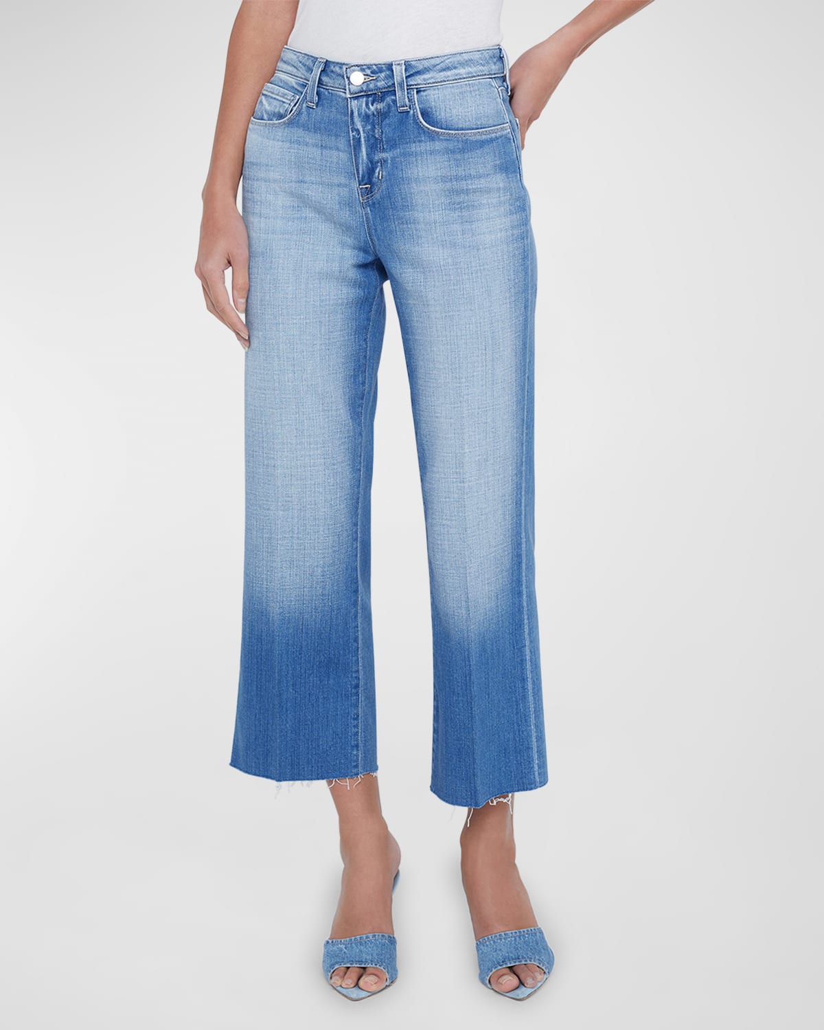 Wanda High-Rise Crop Wide-Leg Jeans