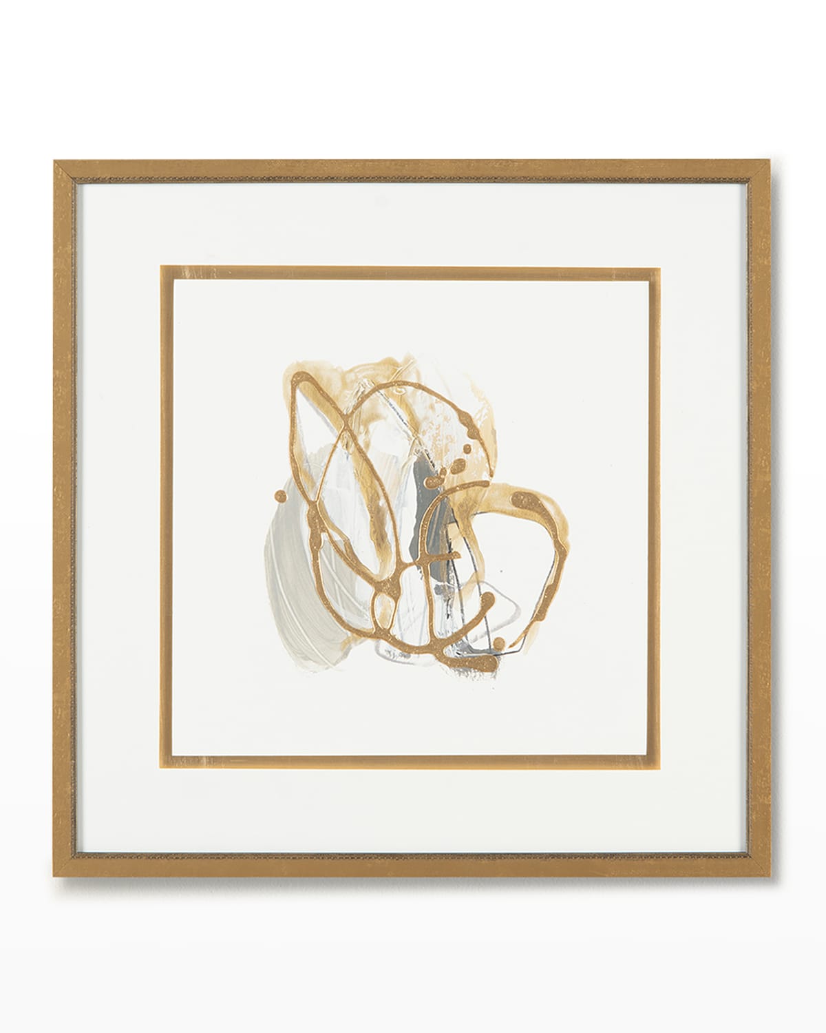 Shop John-richard Collection Metallurgy Iii Giclee Art On Canvas In Gold