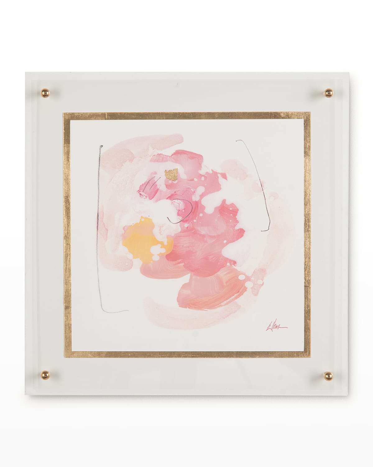 John-richard Collection Spring Fling Ii Giclee Art On Canvas By Jackie Ellens In Pink