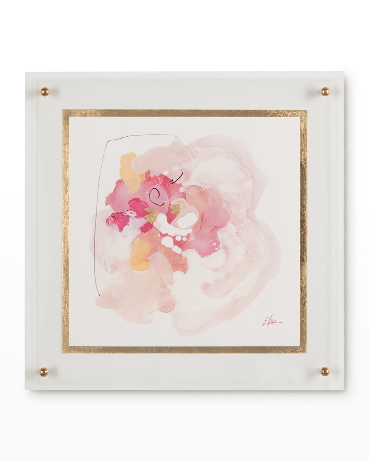 John-richard Collection Spring Fling Iv Giclee Art On Canvas By Jackie Ellens In Pink