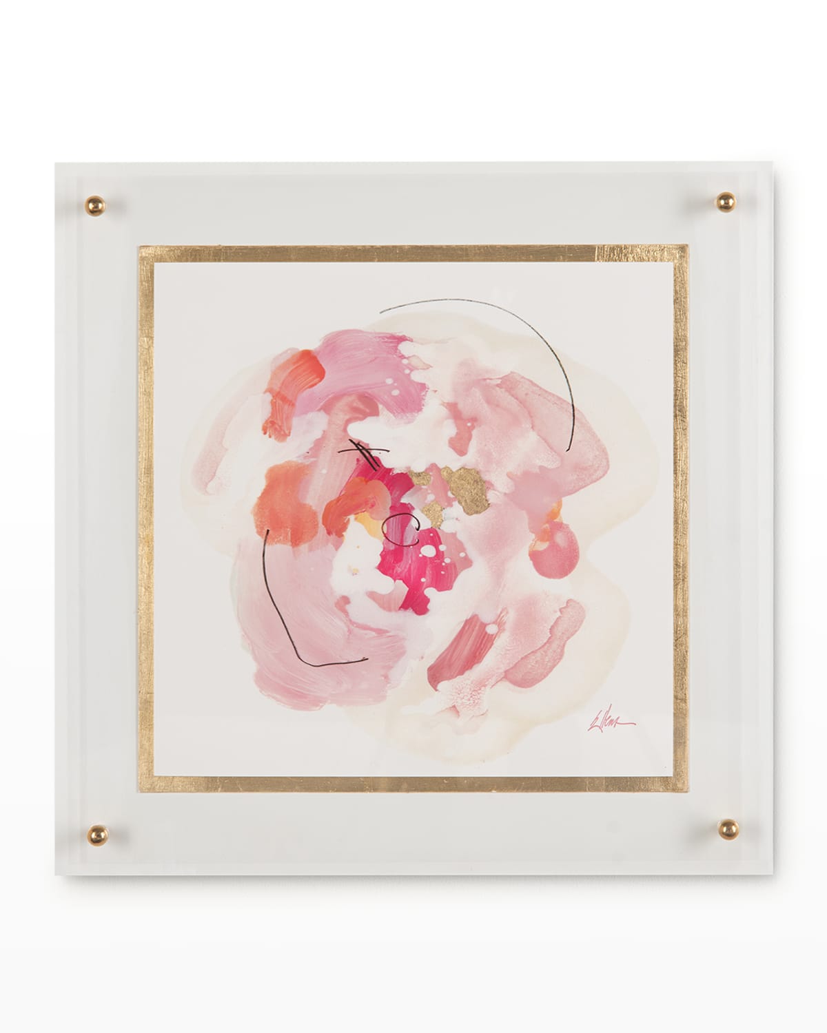 Shop John-richard Collection Spring Fling Iii Giclee Art On Canvas By Jackie Ellens In Pink
