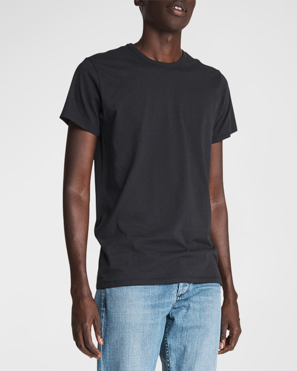 RAG & BONE MEN'S PRINCIPLE BASE SOLID T-SHIRT