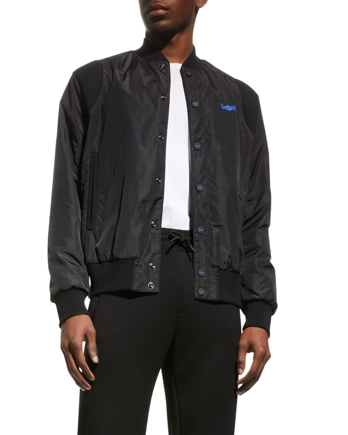 KNT Men's Nylon Bomber Jacket Smart Closet