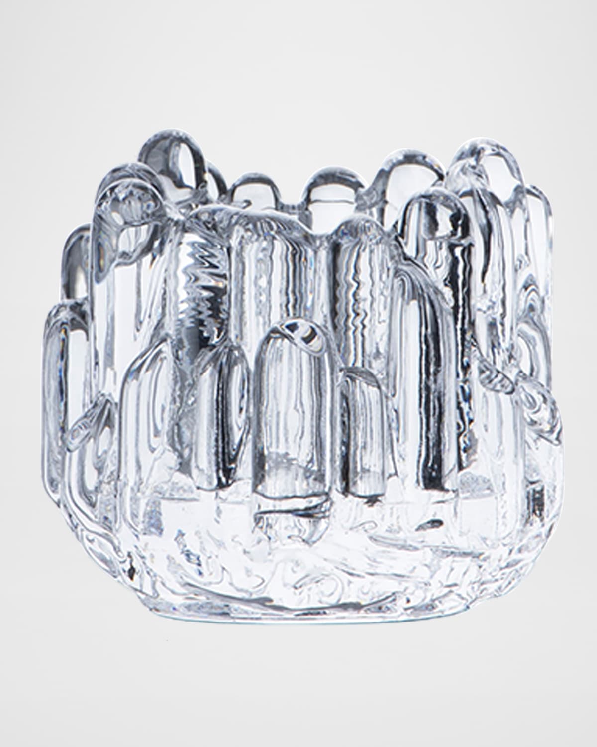 Kosta Boda Polar Small Clear Crystal Objet In Clear