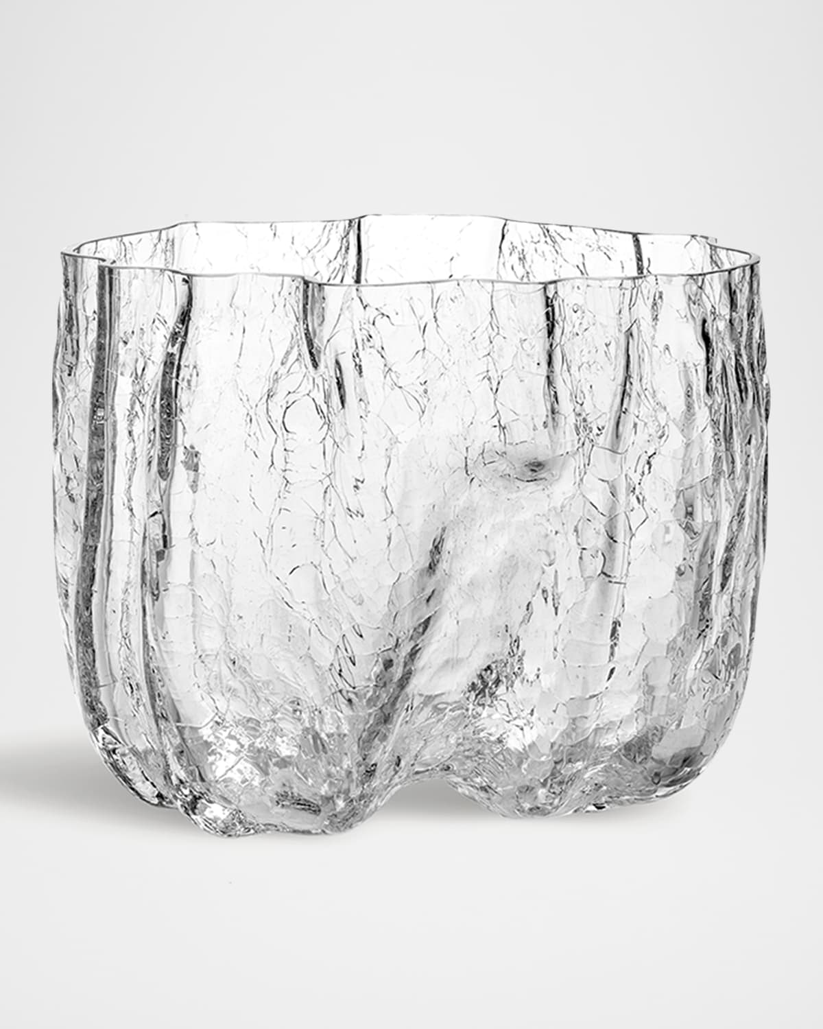 Kosta Boda Small Crackle Bowl In Clear