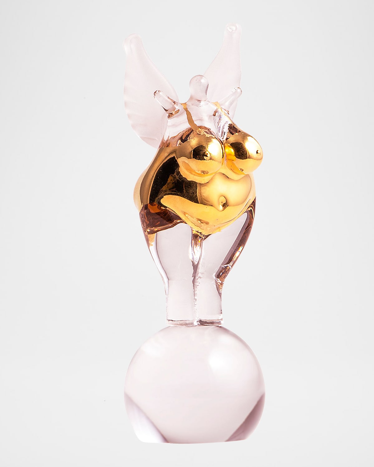 Kosta Boda Golden Angel Crystal Objet