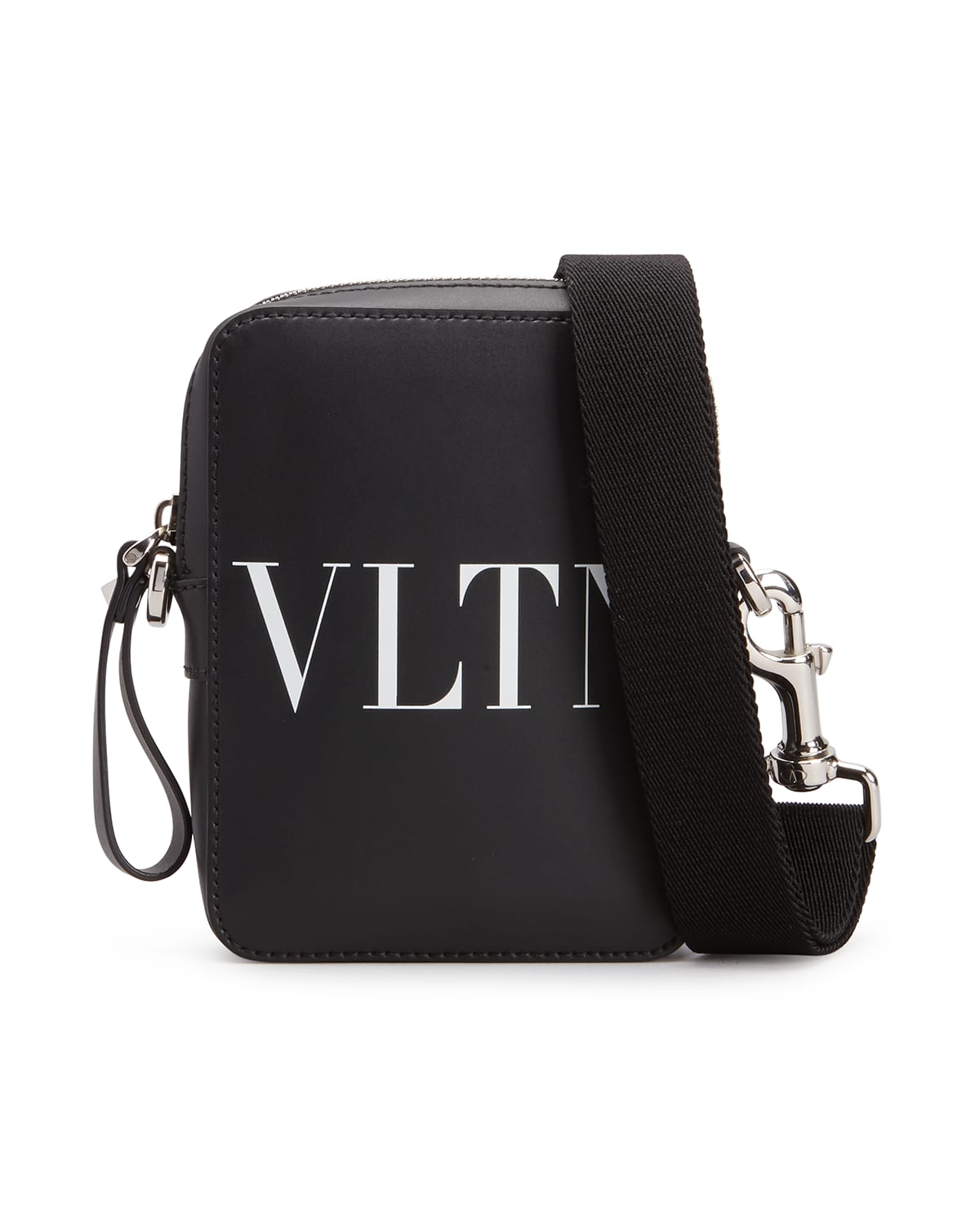 Valentino Men's Leather VLTN Crossbody Bag