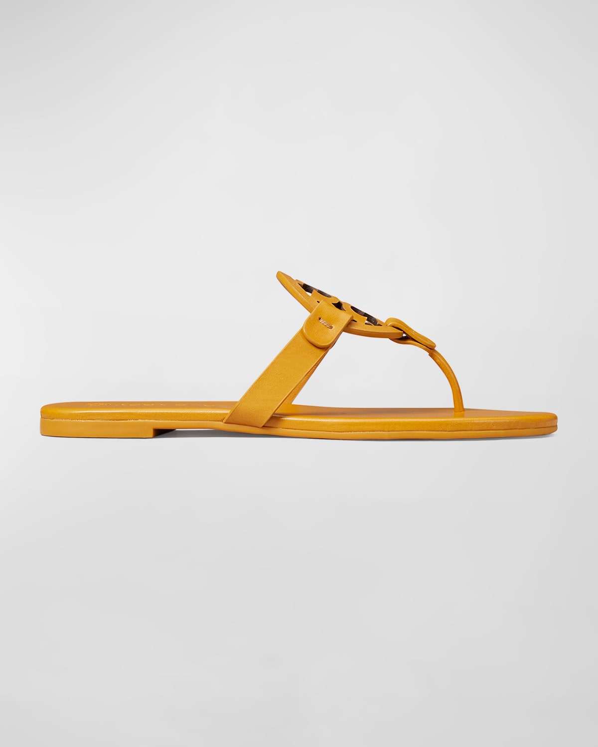 Tory burch miller sandals orange discount