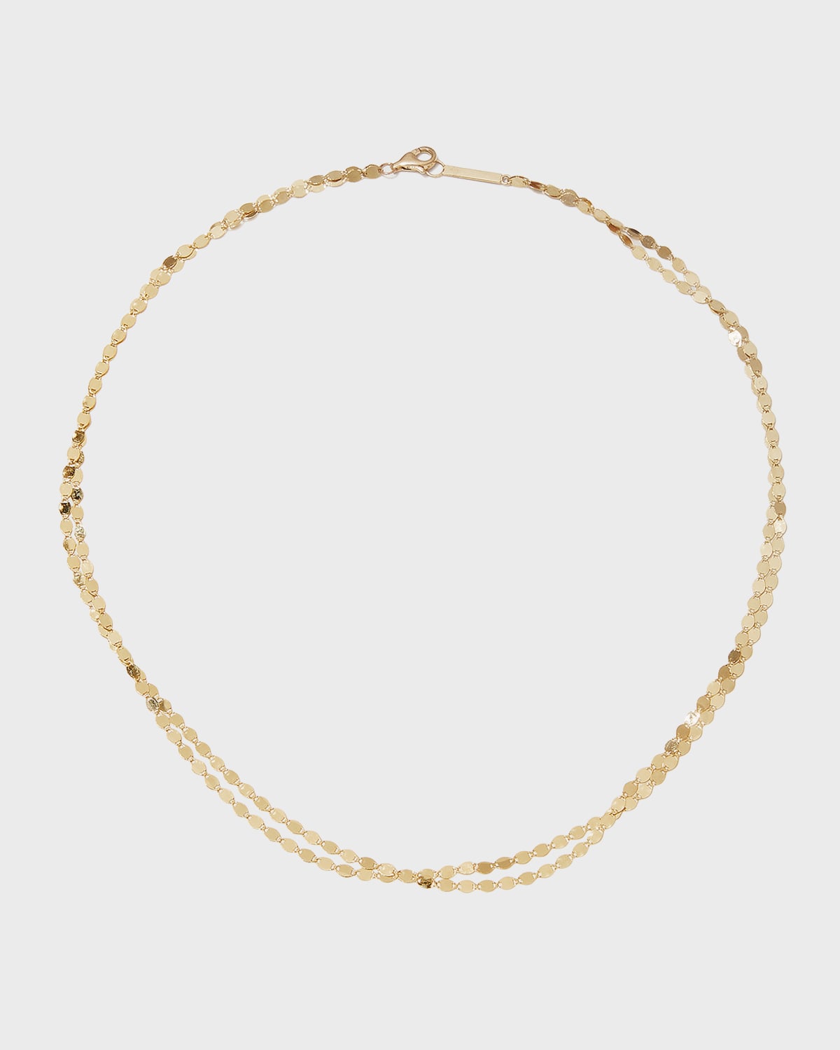 Lana Jewelry Double Strand Petite Nude Choker In Yellow