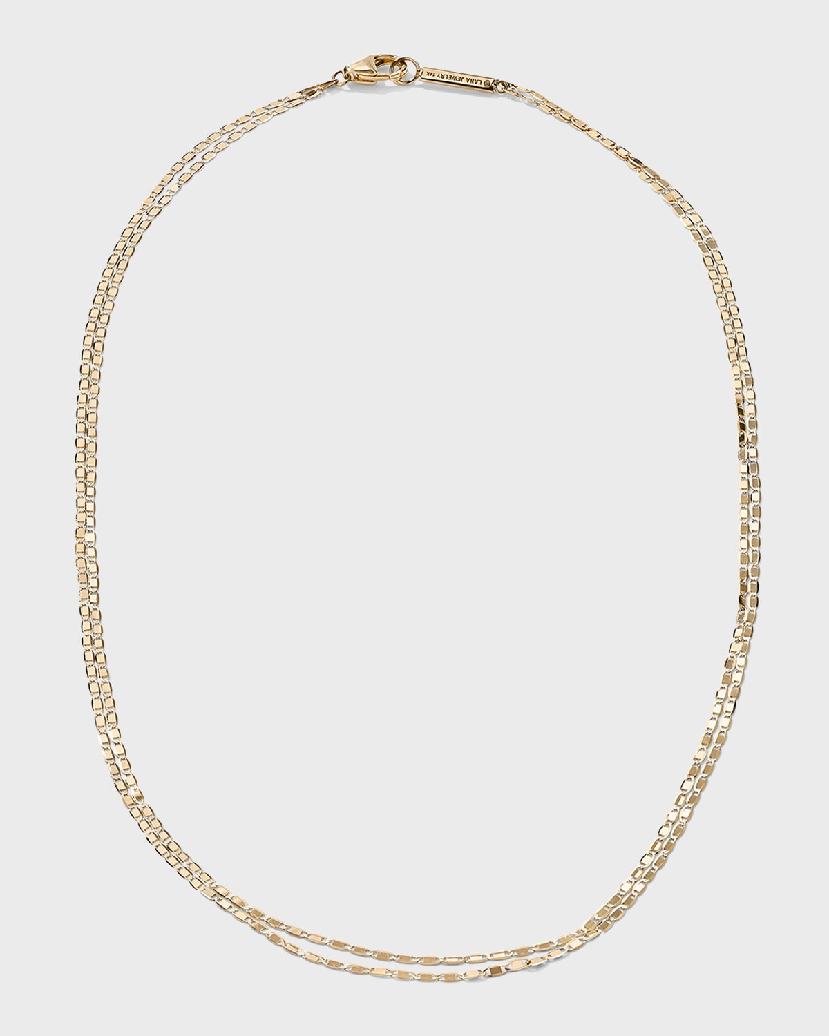 Lana Jewelry Women's Malibu & Petite Malibu 14k Yellow Gold Double Strand Choker Necklace
