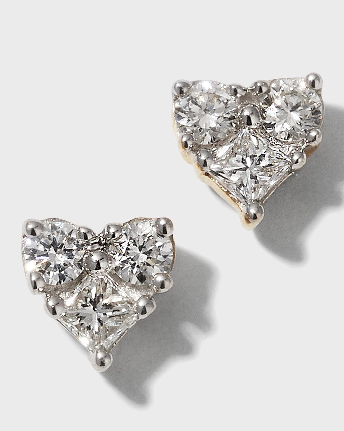 Stone And Strand Piece Of My Heart Diamond Earrings In Clear ModeSens