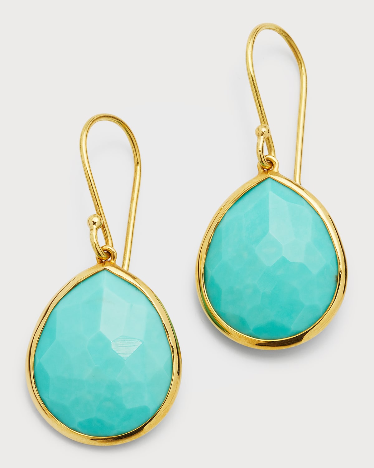 Small Teardrop Earrings in 18K Gold