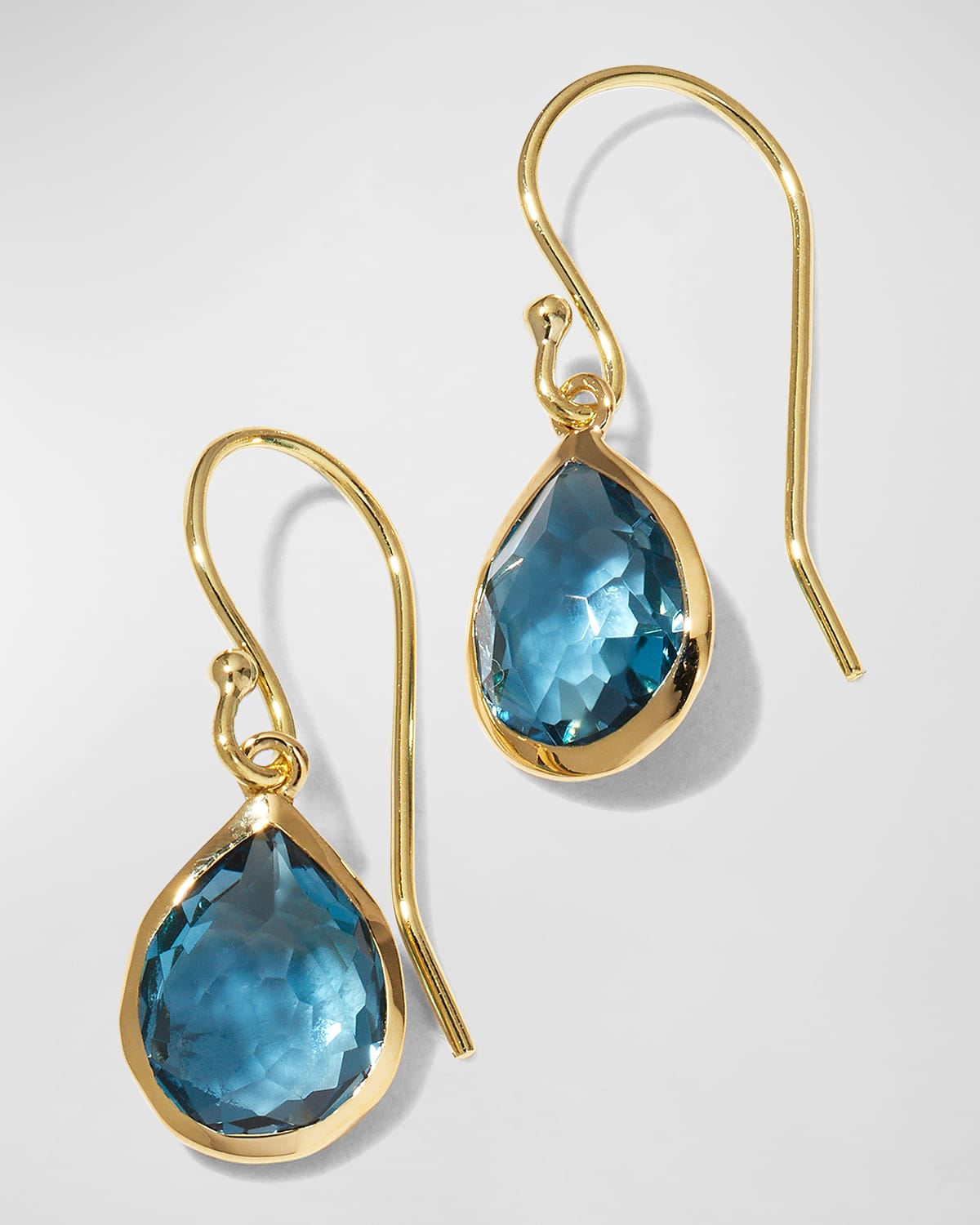 Teeny Teardrop Earrings in 18K Gold
