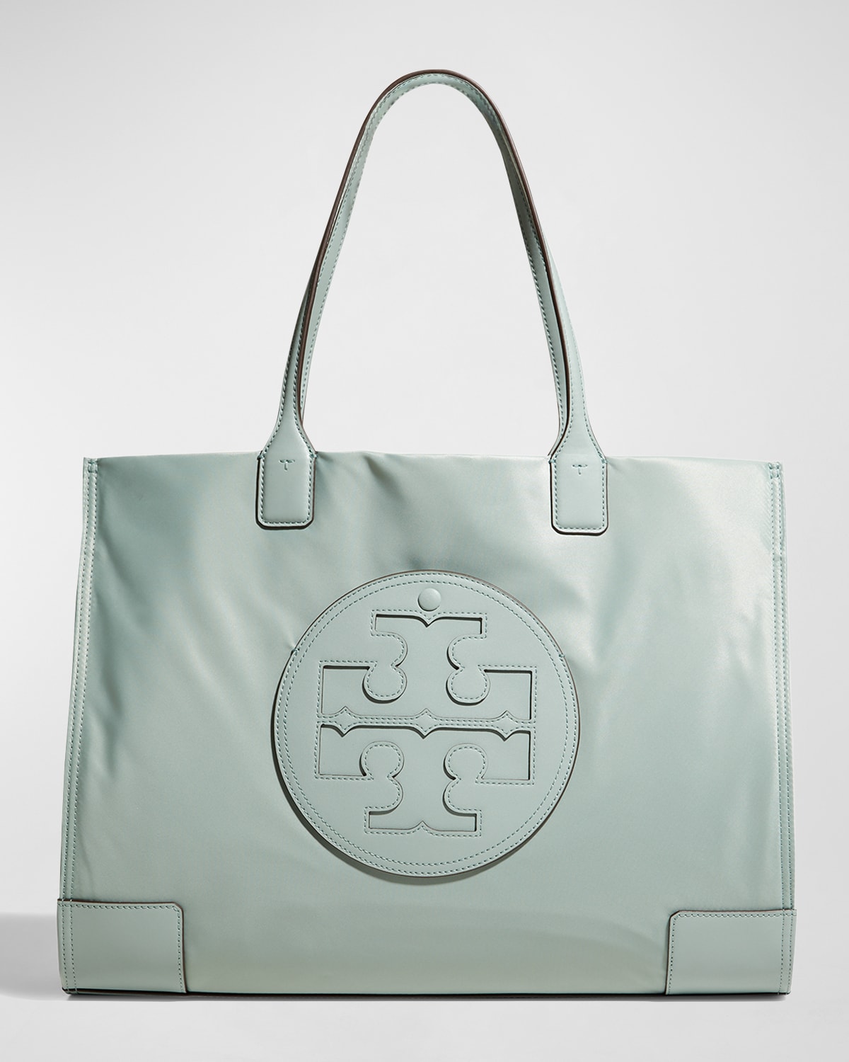 TORY BURCH ELLA LOGO RECYCLED NYLON TOTE BAG