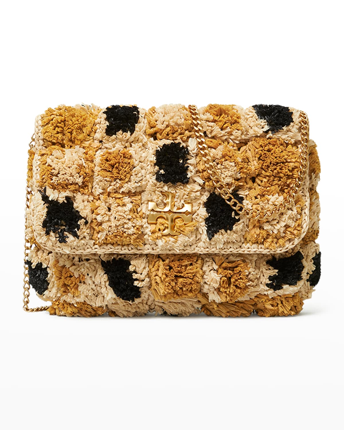 Tory Burch Kira Mini Rosettes Straw Crossbody Bag In Multi ModeSens