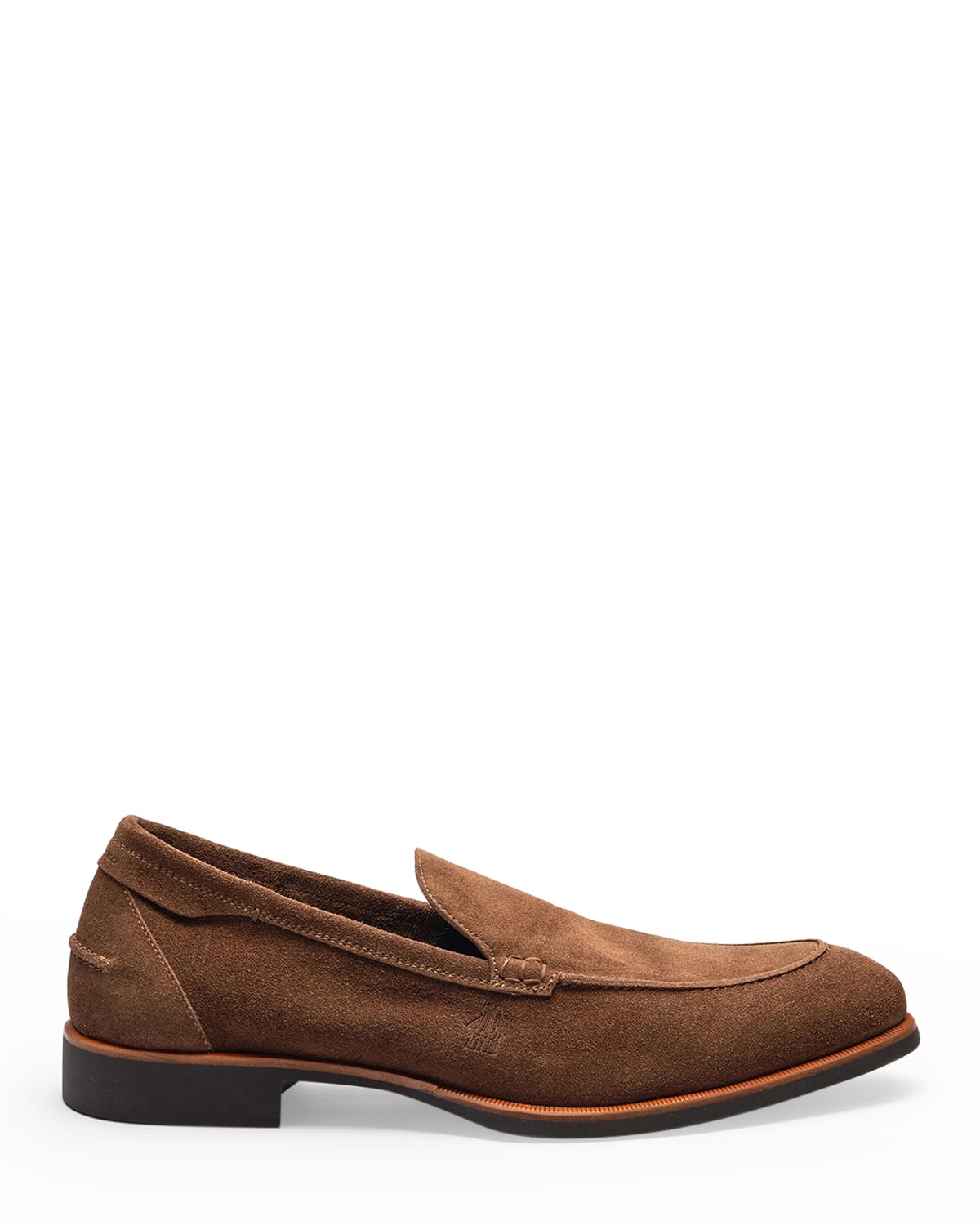 di Bianco Men's Etna Almond-Toe Suede Loafers