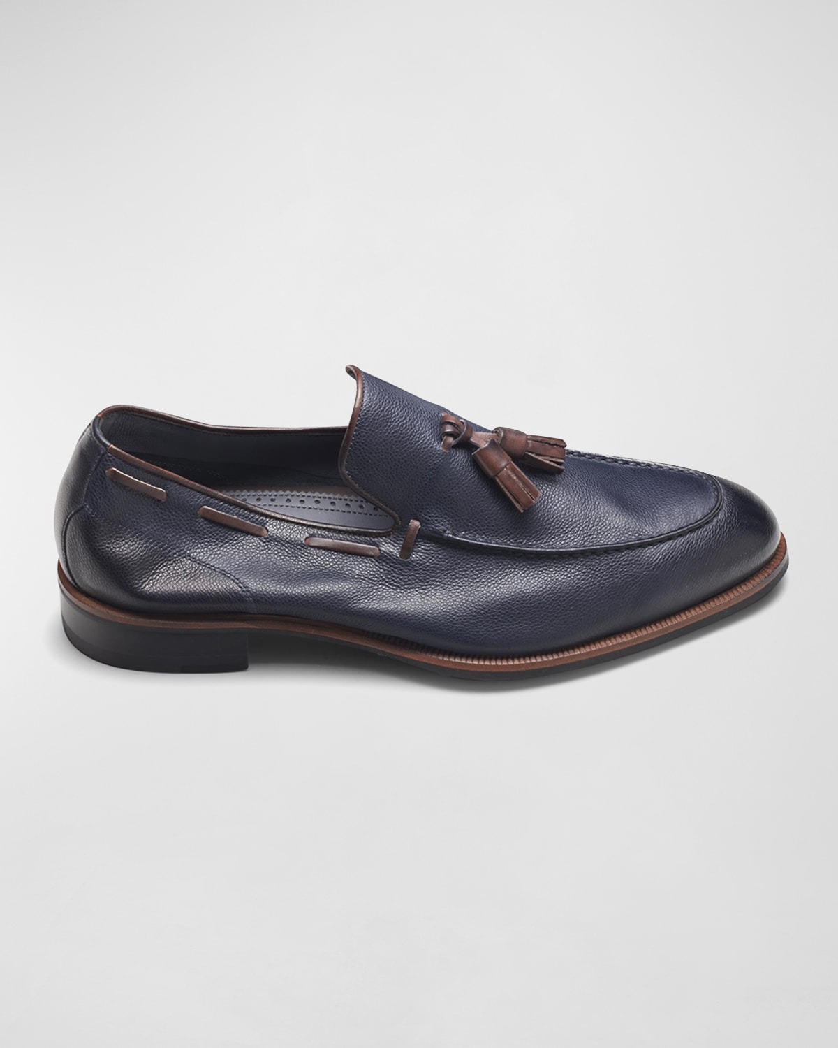 di Bianco Men's Napoli Tassel Leather Loafers