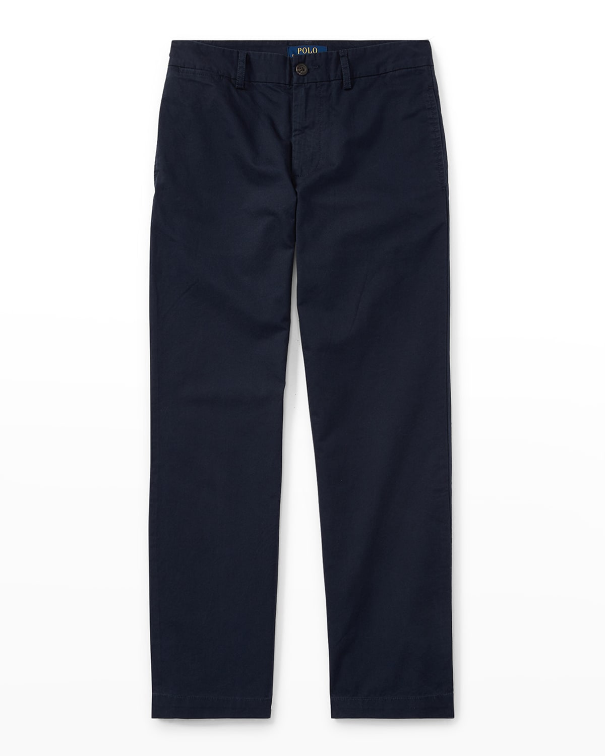 Ralph Lauren Kids' Boy's Flat Front Chino Pants In Navy