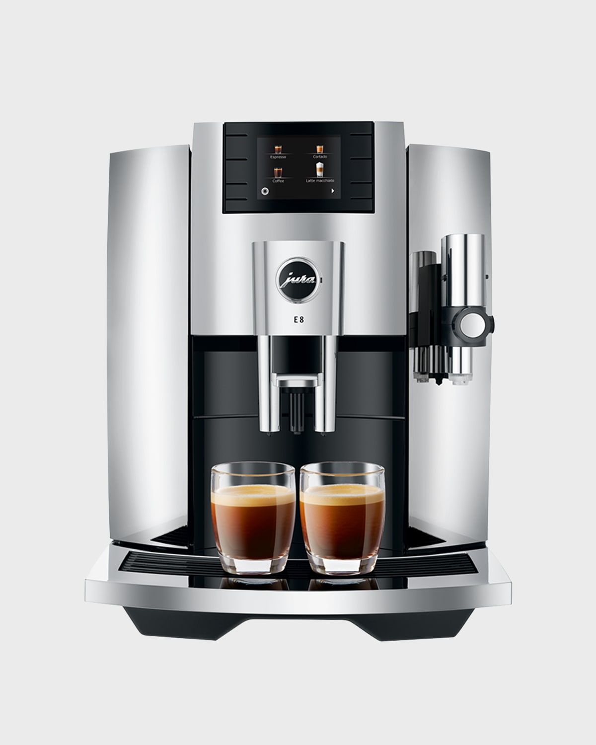 Shop Jura E8 Automatic Coffee Machine In Chrome