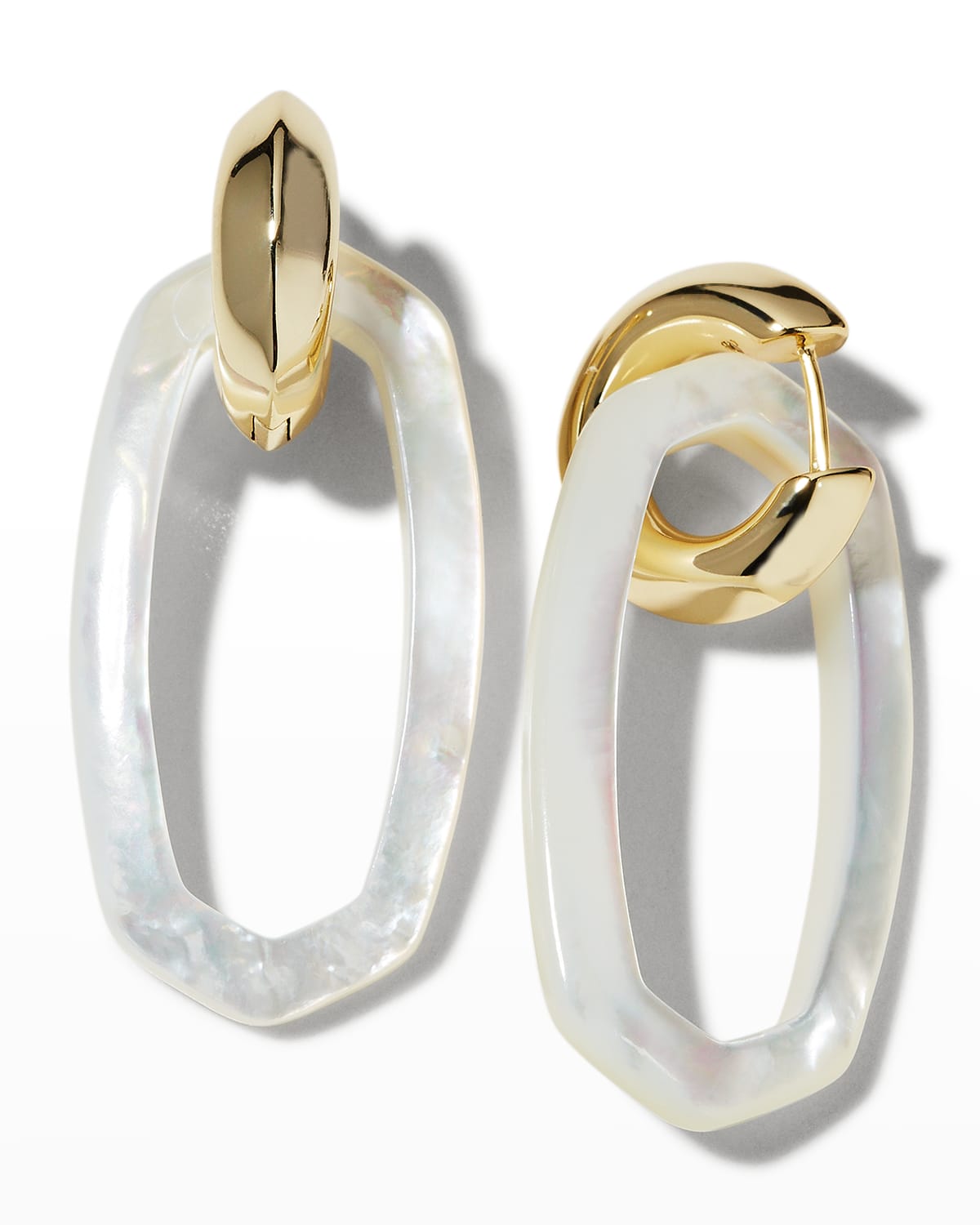 Kendra Scott Danielle Link Earrings, Mother-of-pearl In Ivory Mop