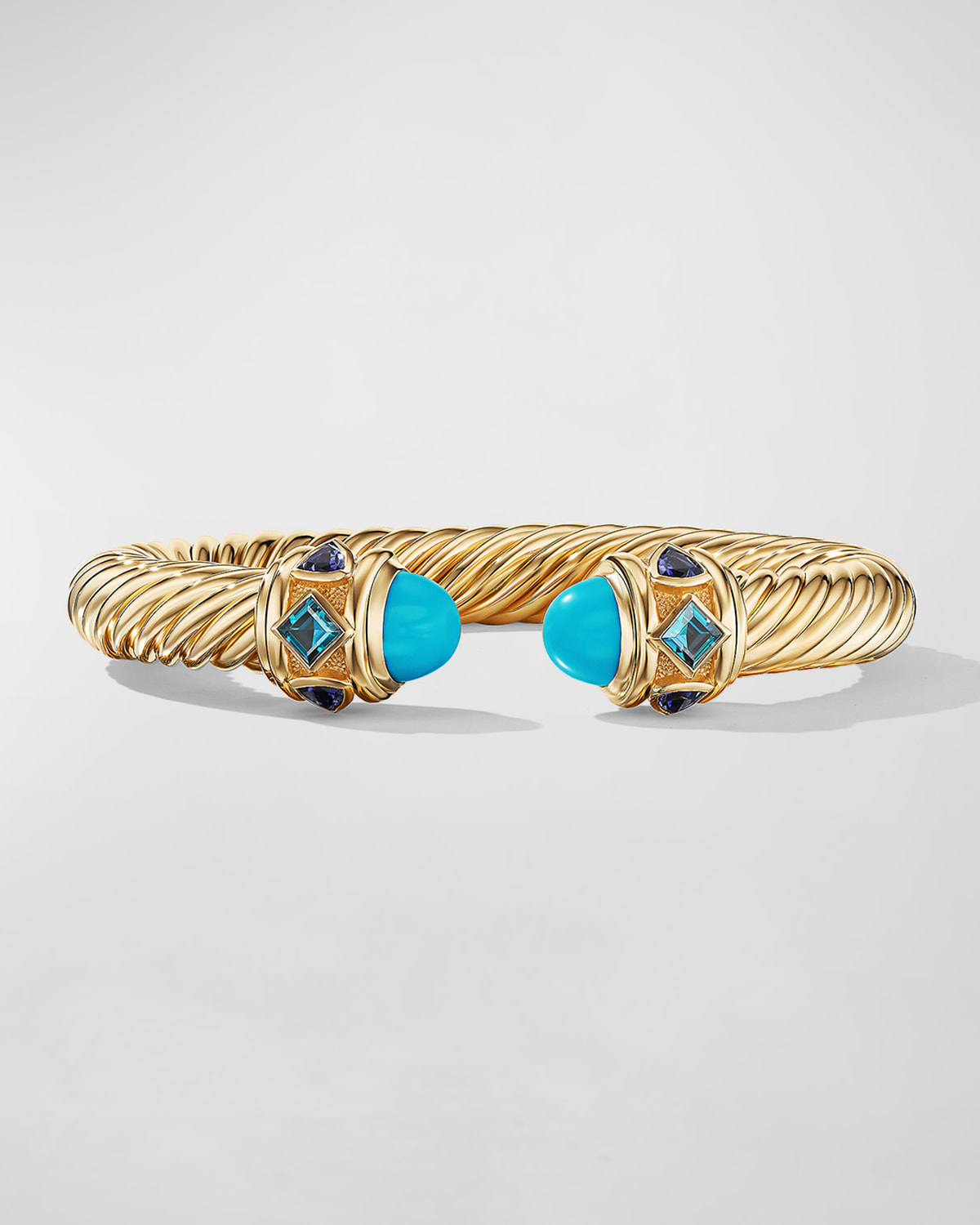 David Yurman 9mm Renaissance Cable Bracelet in 18k Gold with