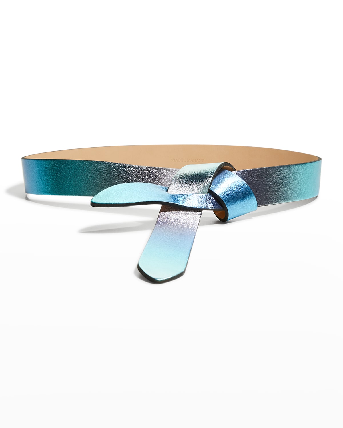 ISABEL MARANT LECCE OMBRE LEATHER PULL-THROUGH BELT