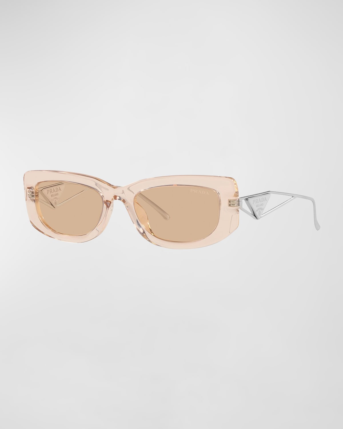 Prada Pr 14ys 19m4i2 In Lite Brown