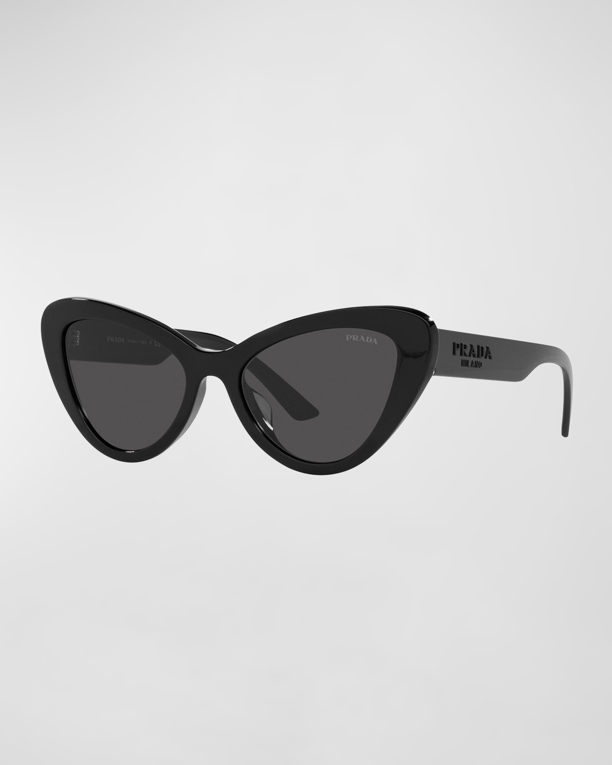 Prada 52mm Cat Eye Sunglasses In Black