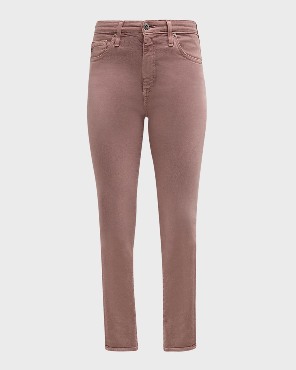 Mari Slim Skinny-Leg Colored Jeans