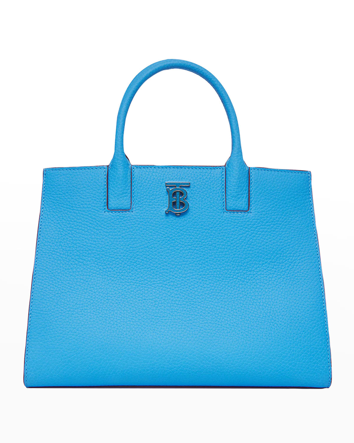 TB Grainy Leather Tote Bag