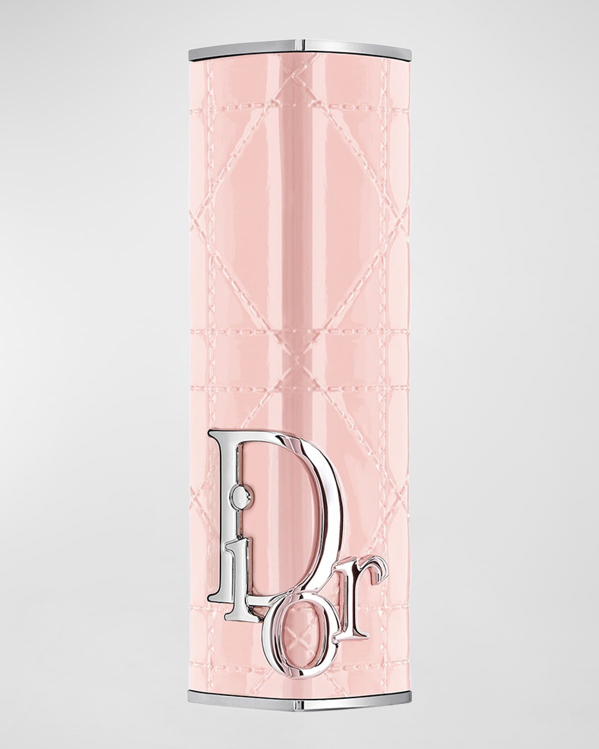 Shop Dior Addict Refillable Shine Lipstick - Couture Case In Pink Cannage