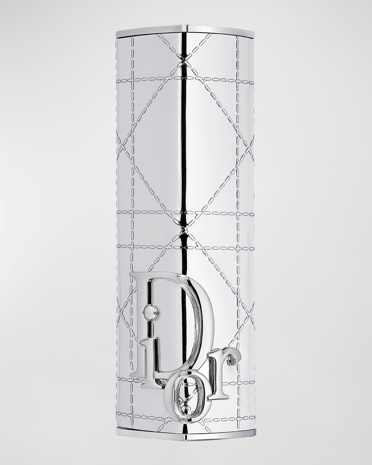 Shop Dior Addict Refillable Shine Lipstick - Couture Case In White Cannage - Limited Editio