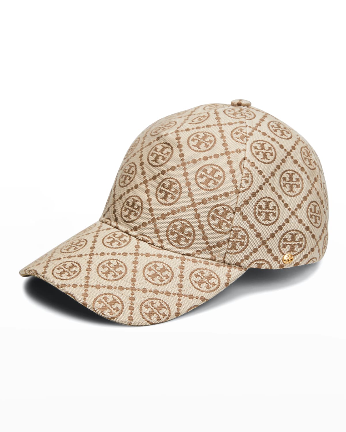 Tory Burch T Monogram Baseball Cap In Hazel