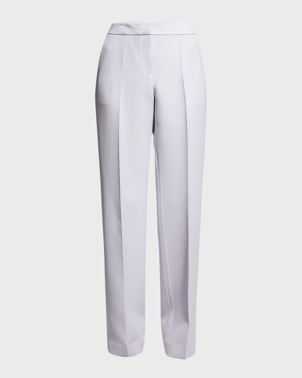 Lafayette 148 Gates Straight-leg Pants In Aster