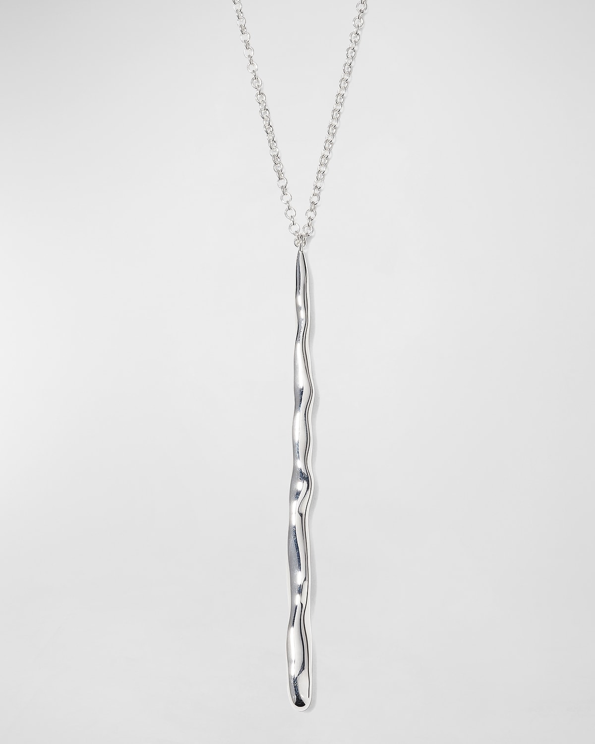 IPPOLITA LONG SQUIGGLE STICK PENDANT NECKLACE IN STERLING SILVER