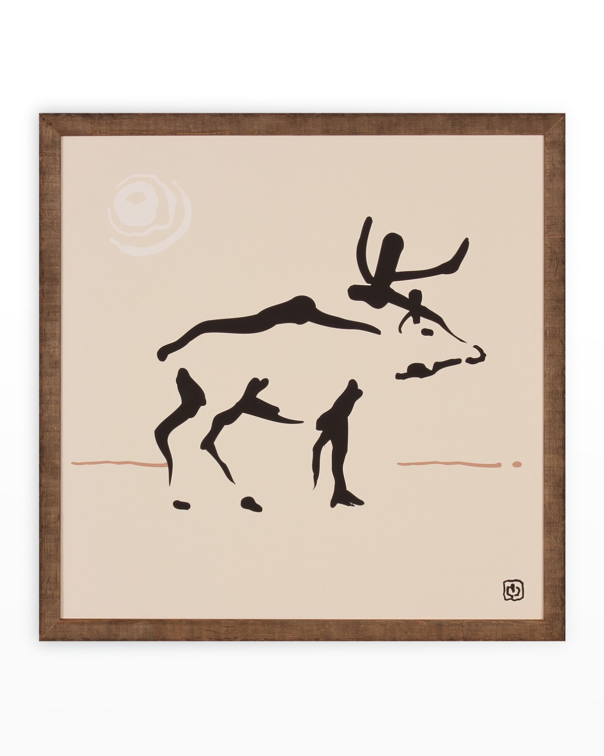 Shadow Catchers Caribou Giclee, 26"sq.