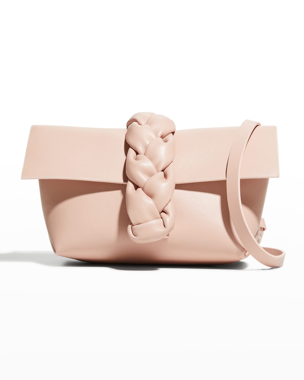 DEMELLIER VERONA MINI BRAIDED LEATHER CROSSBODY BAG 