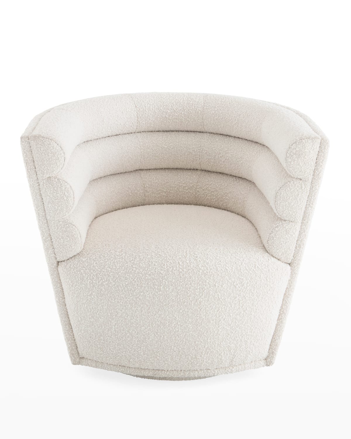 Maxime Club Swivel Chair, Olympus Oatmeal