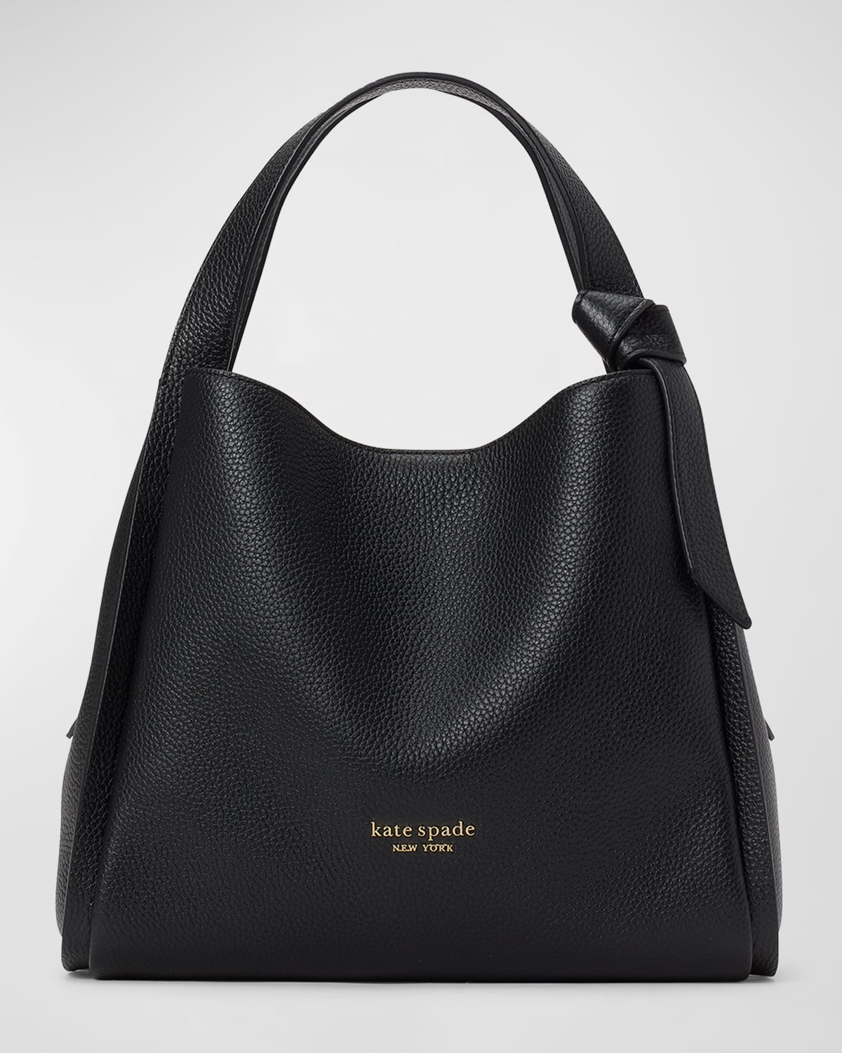 KATE SPADE KNOTT MEDIUM LEATHER TOTE CROSSBODY BAG