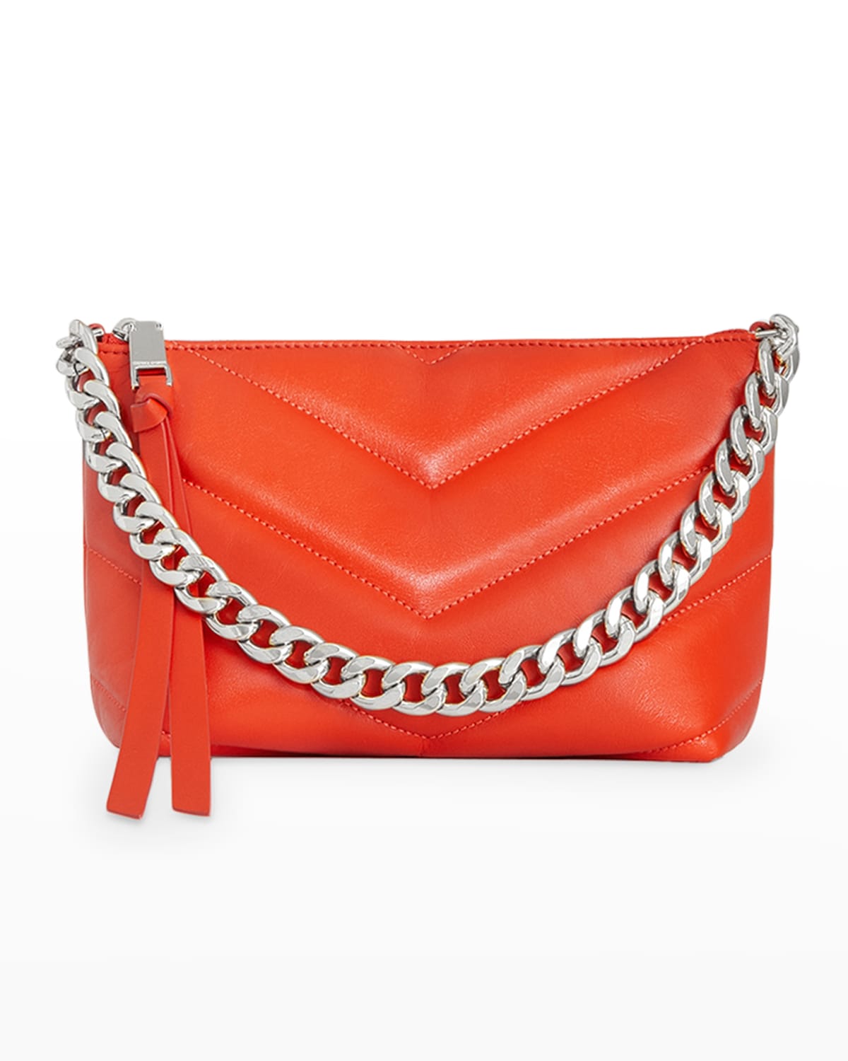 Edie Zip Quilted Leather Crossbody Bag