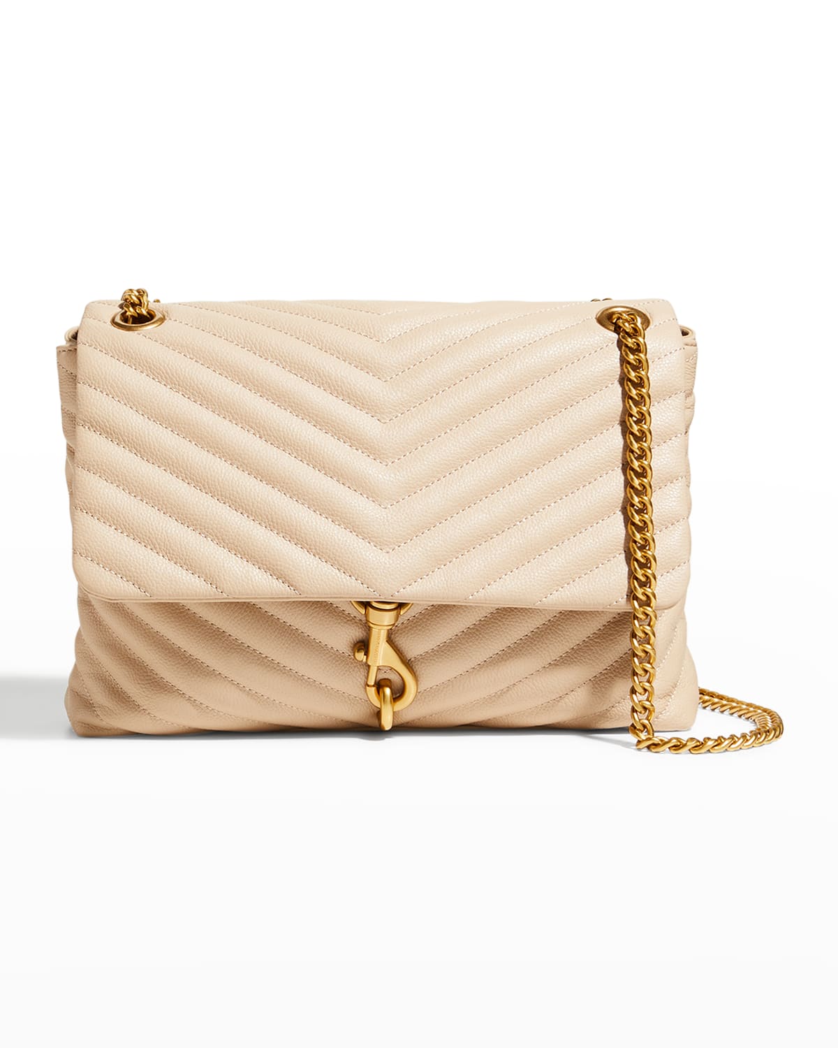 Edie Flap Quilted Leather Shoulder Bag